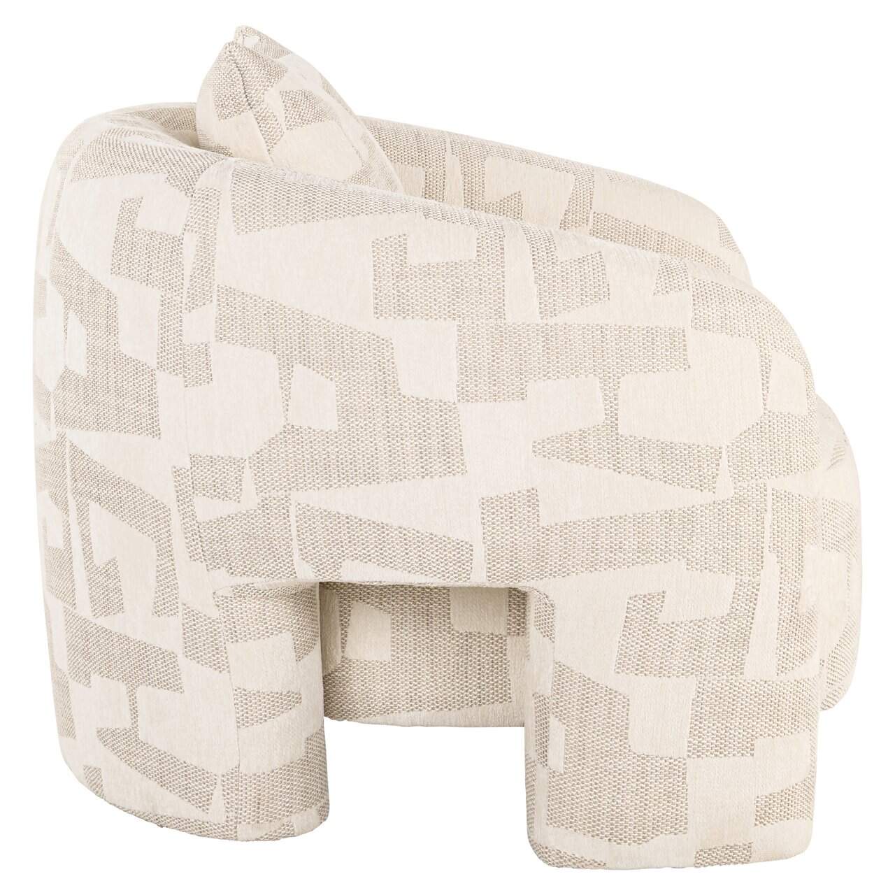 Krēsls Tuscany Richmond Interiors 102/75/94 cm beige graffic