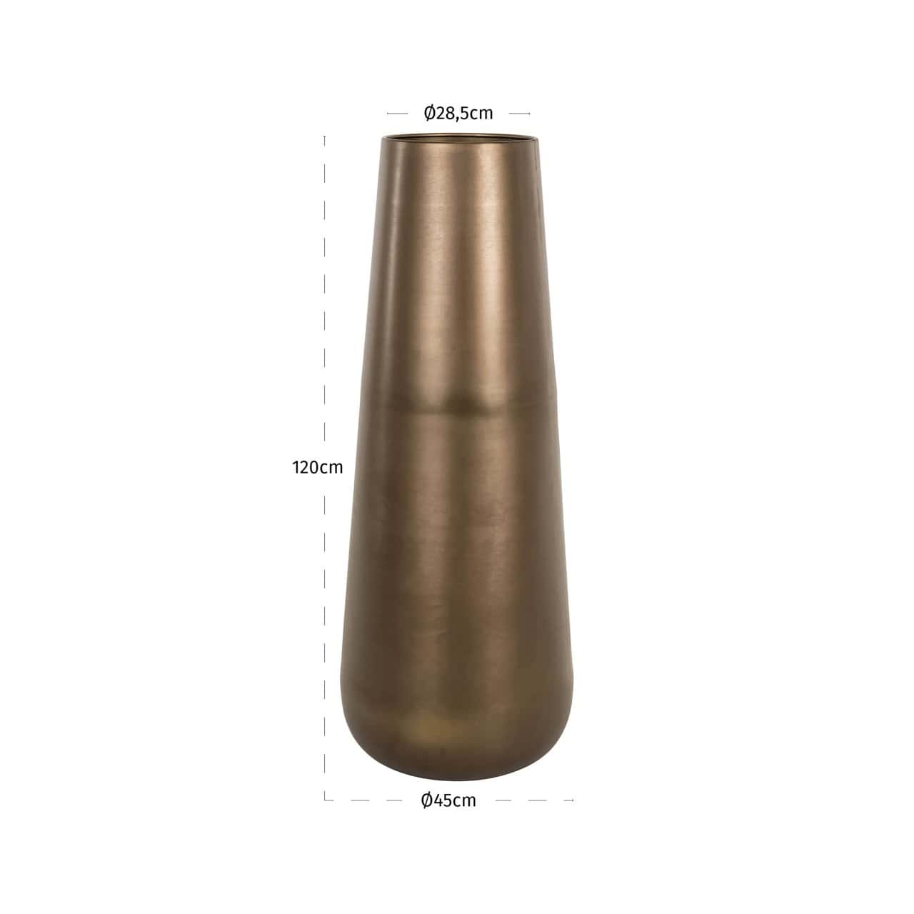 Vāze Kenza S Richmond Interiors 45/45.120 cm brass antique