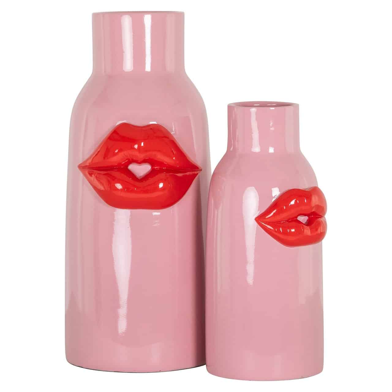 Vāze Blythe L Richmond Interiors 18,5/20,5/41,5 cm rozā