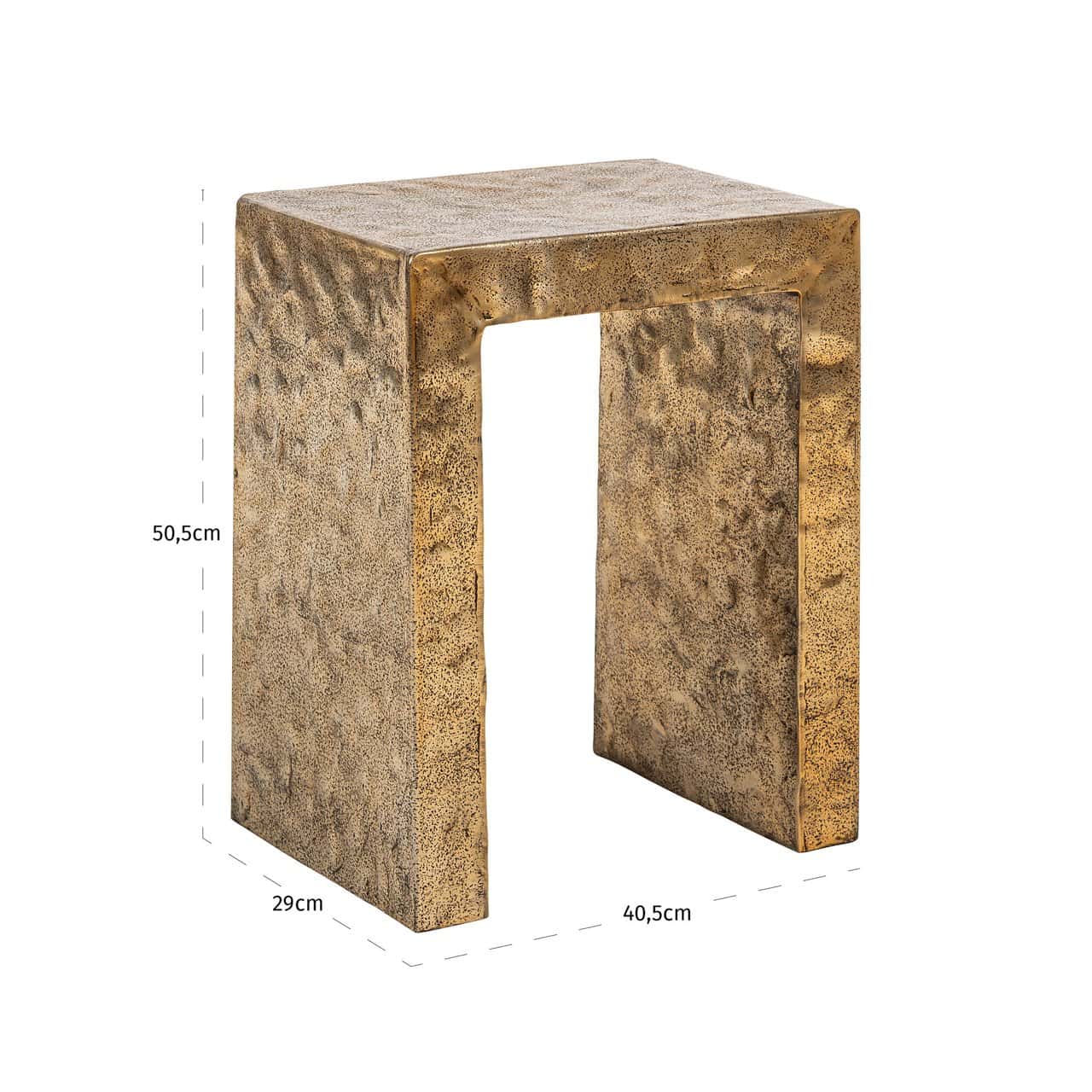 Kafijas galds Novan Richmond Interiors 40/50/29 cm zelts
