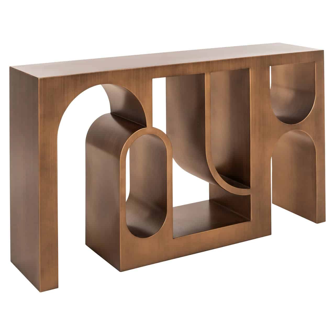 Konsole Alexander Jones Richmond Interiors 85/150/36 cm brushed gold (Lugano)