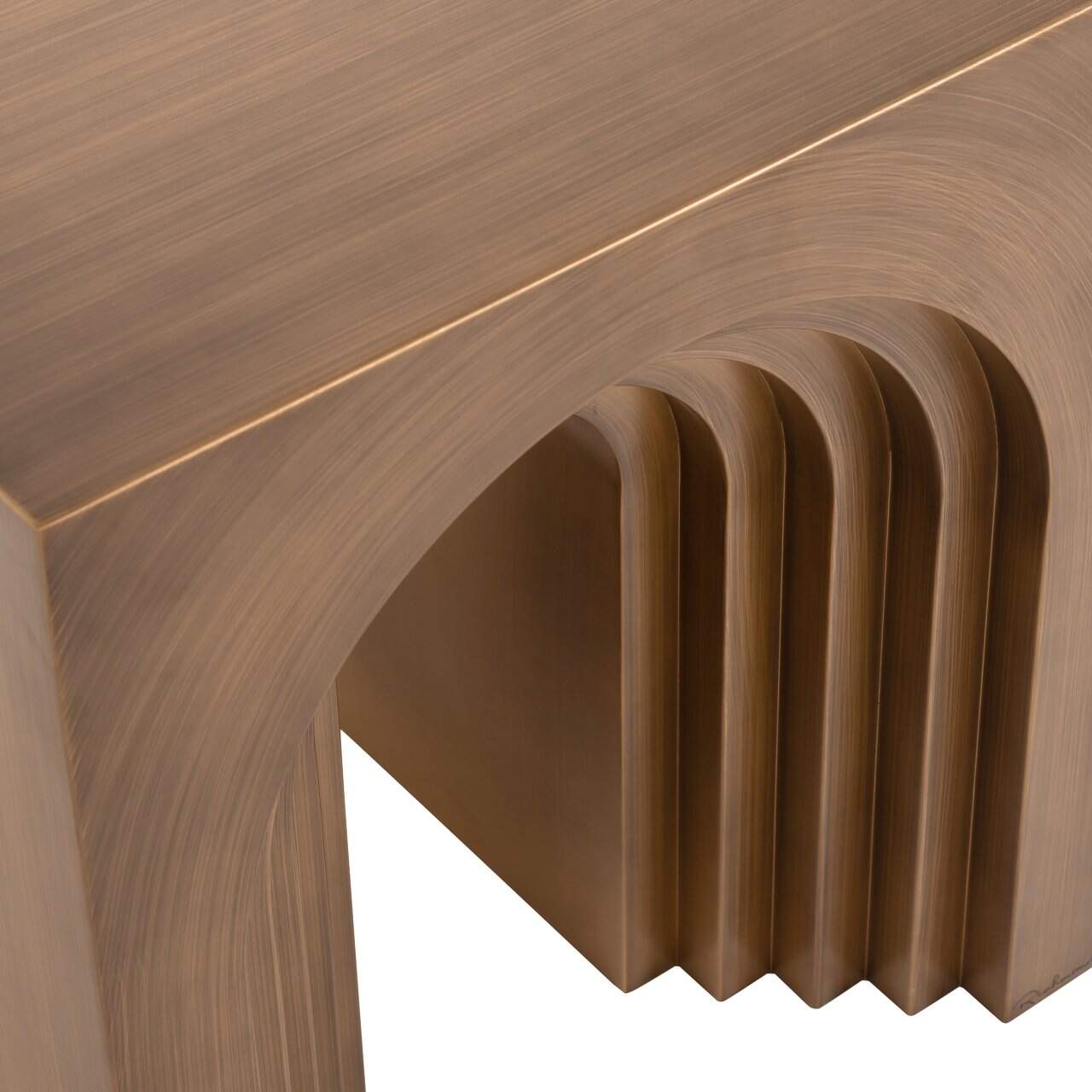 Kafijas galds Vevey Richmond Interiors 50/55/50 cm brushed gold