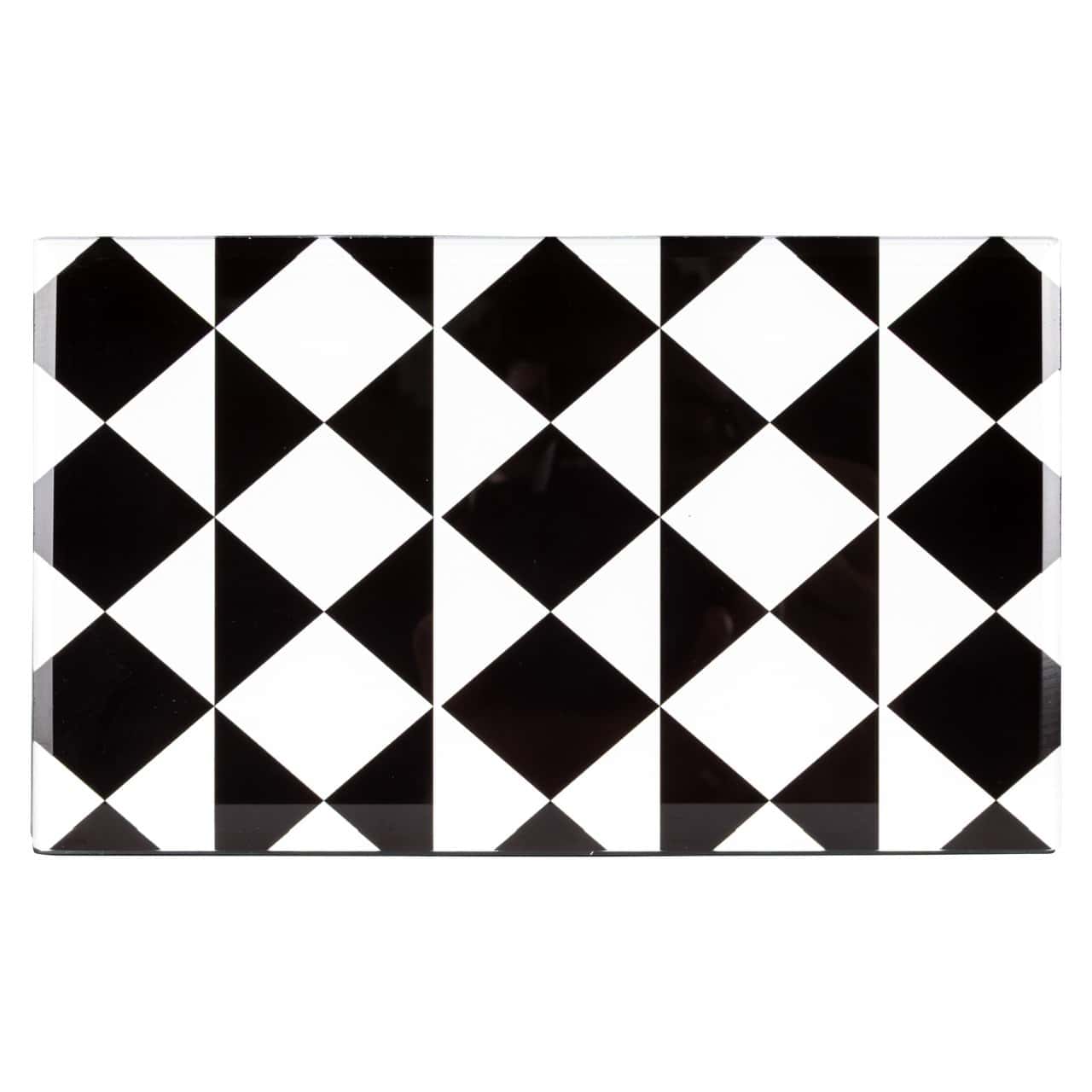 Uzglabāšanas kaste Silas Richmond Interiors 8/20/12; 10/28/18 cm melns/balts