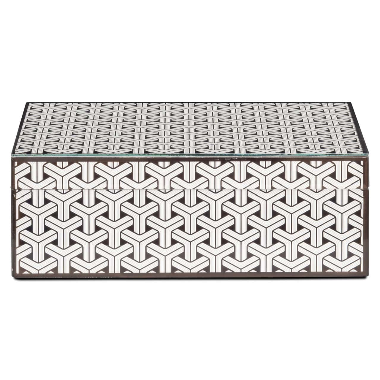 Uzglabāšanas kaste Feliz Richmond Interiors 8/20/12; 10/28/18 cm melns/balts