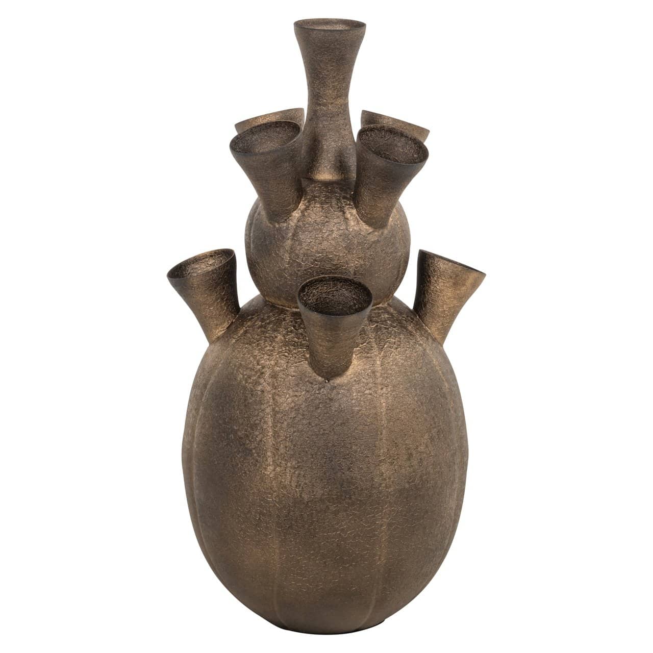 Vāze Maleen Richmond Interiors 34/34/65 cm brass antique