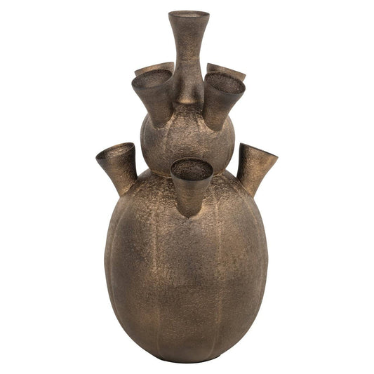 Vāze Maleen Richmond Interiors 34/34/65 cm brass antique