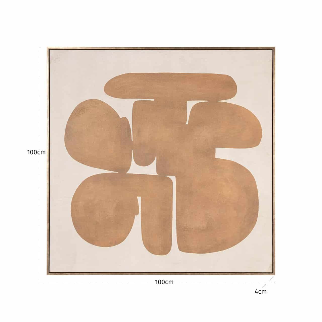 Sienas māksla Odyssey Richmond Interiors 4/100/100  cm zelts right