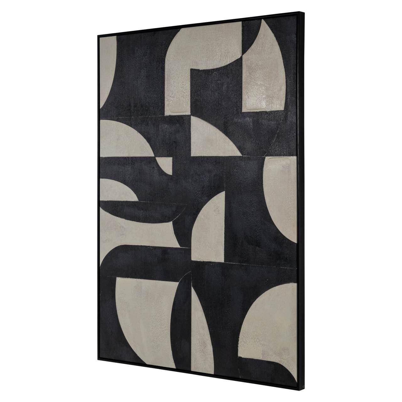 Sienas māksla Richmond Interiors 4/100/140 cm melns/bēšs