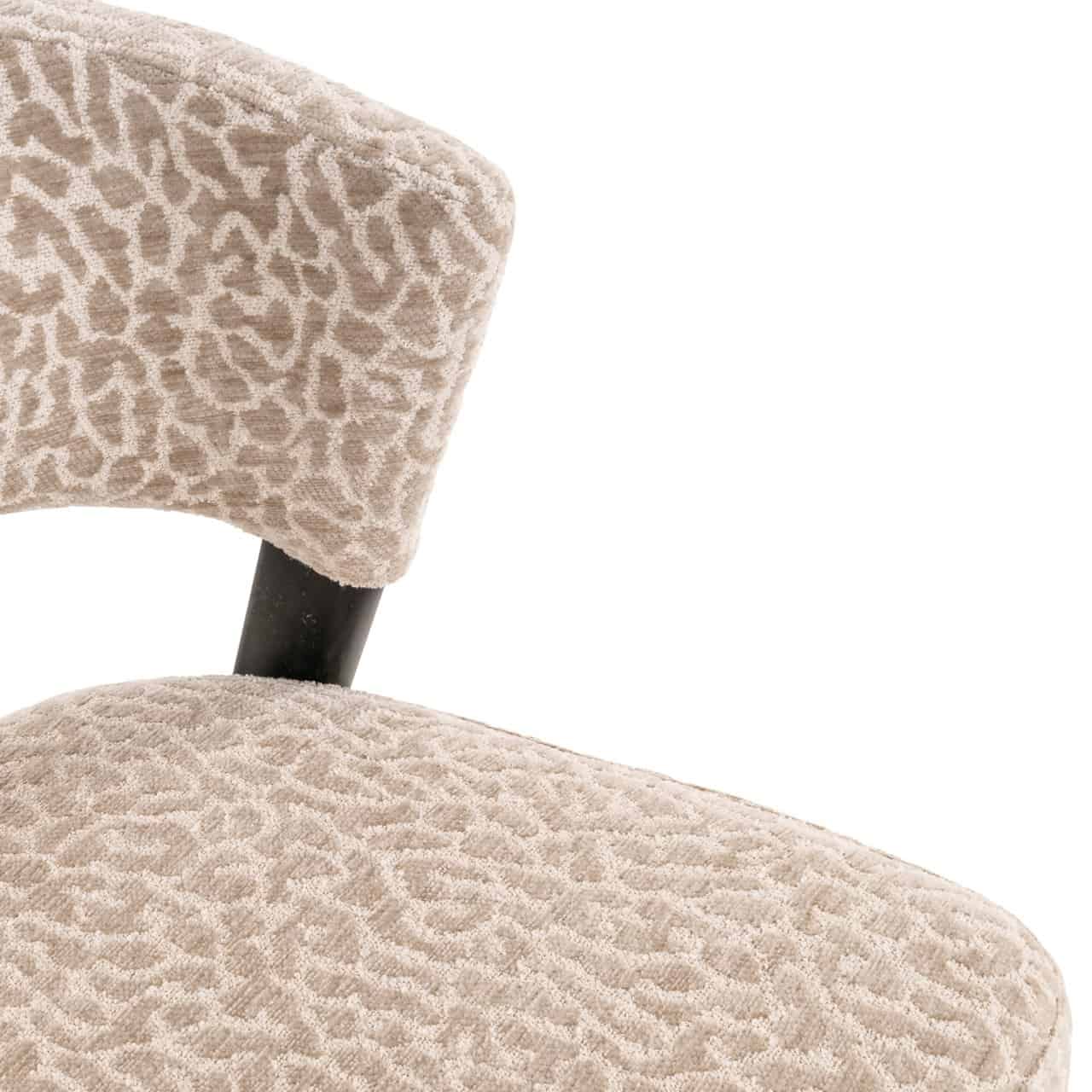 Krēsls Zeno Richmond Interiors 51/77/59 cm bēšs leopard