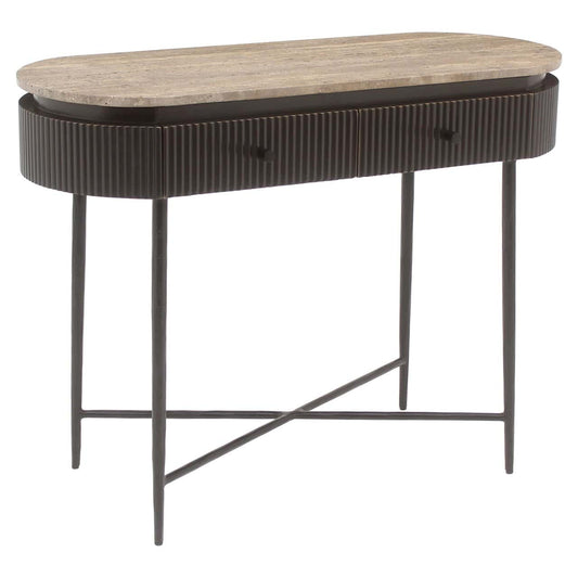 Konsole Russo Richmond Interiors 76/100/40 cm ash brown