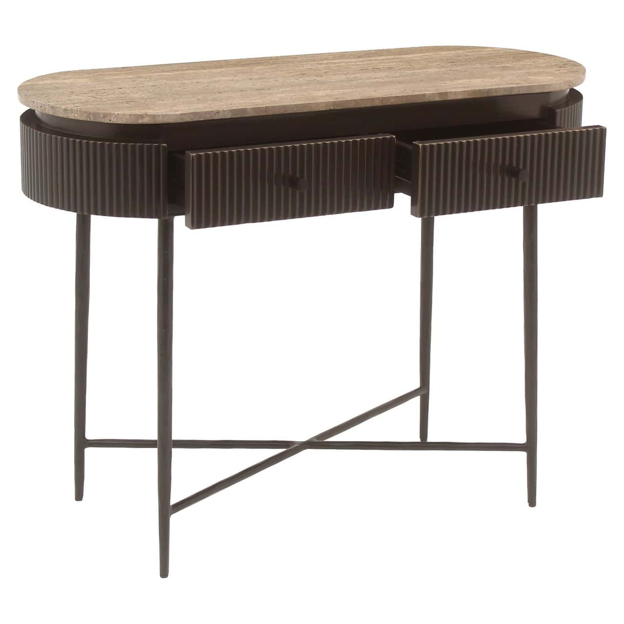 Konsole Russo Richmond Interiors 76/100/40 cm ash brown