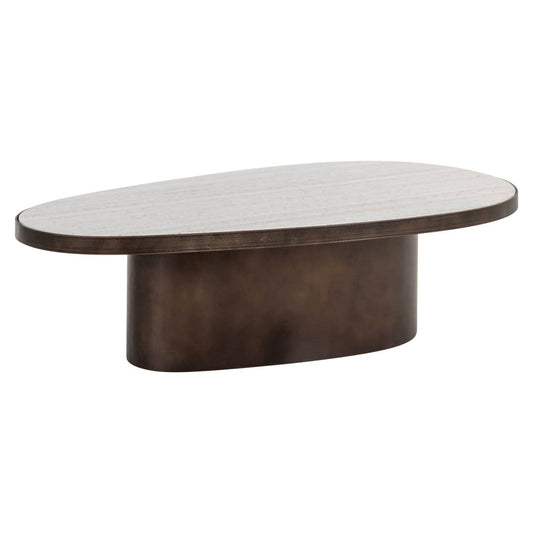 Kafijas galds Biloxi Richmond Interiors 130/35/68 cm brūns - N1 Home