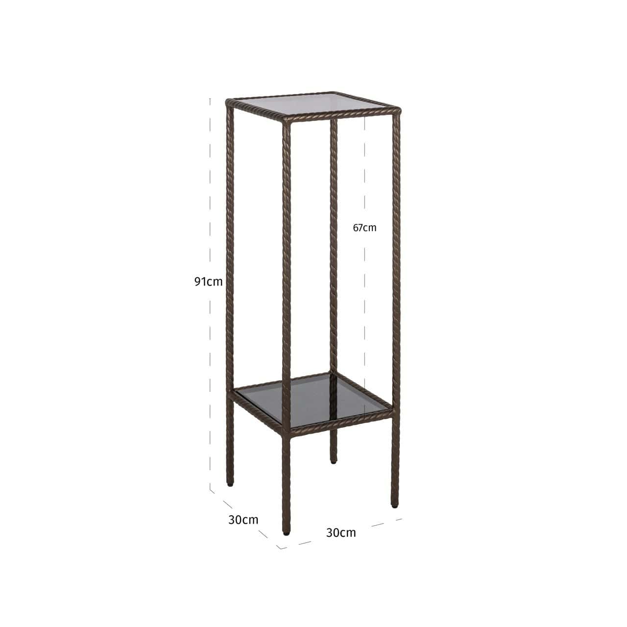 Kolonna Weston Richmond Interiors 91/30/30 cm zelts