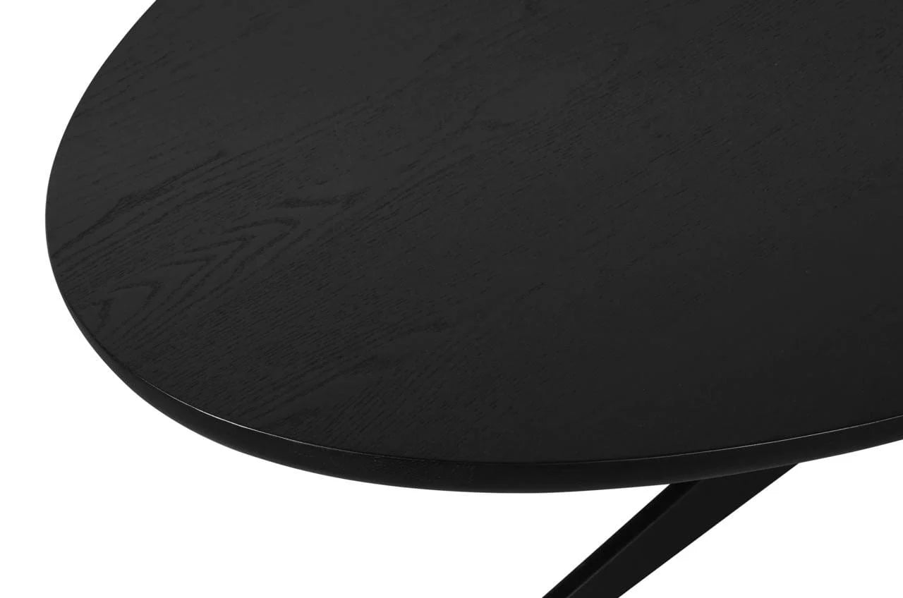 Galds Rayford Richmond Interiors 230/76/110 cm black oval