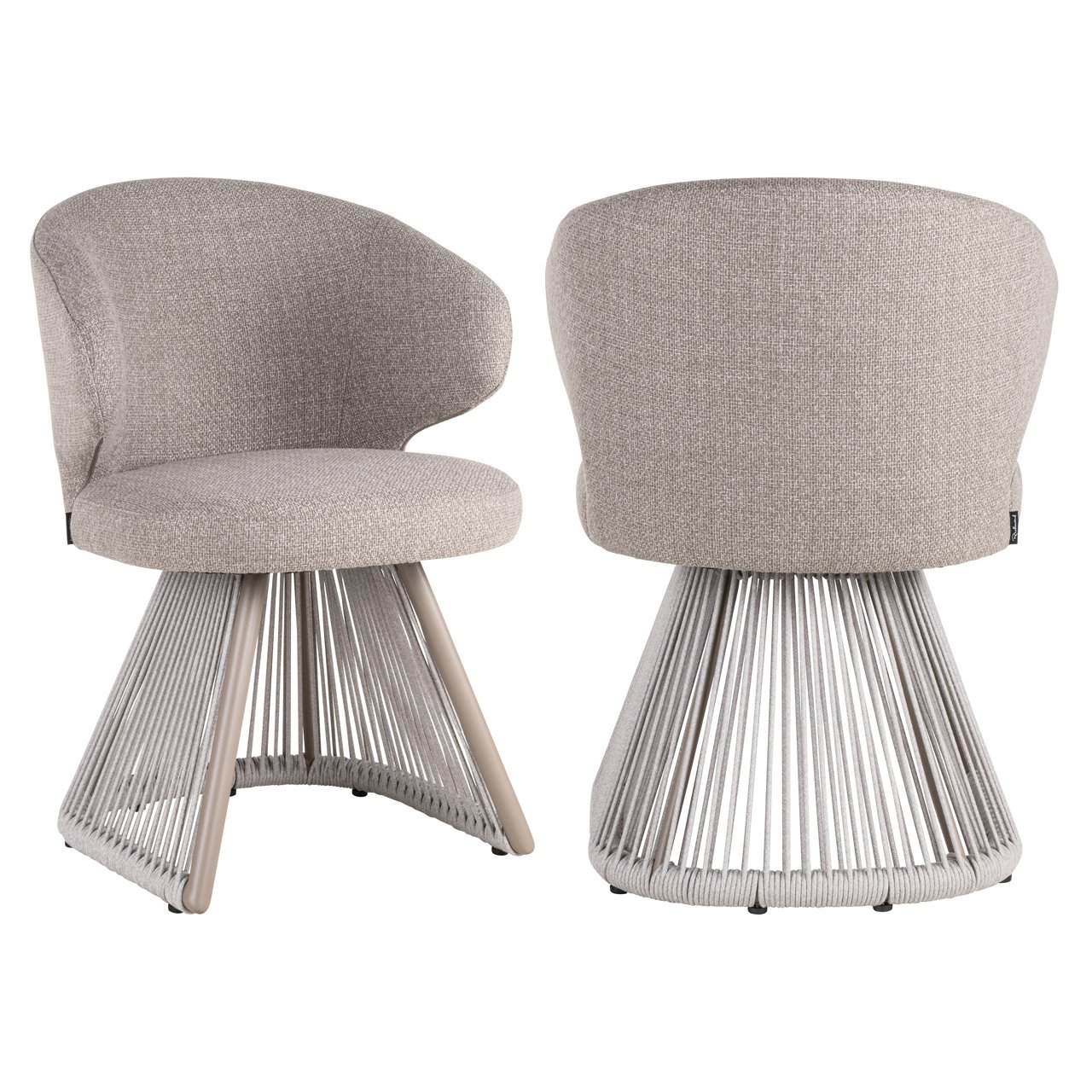 Āra ēdamistabas krēsls Nuba Richmond Interiors 58/64/81 cm greige alpine