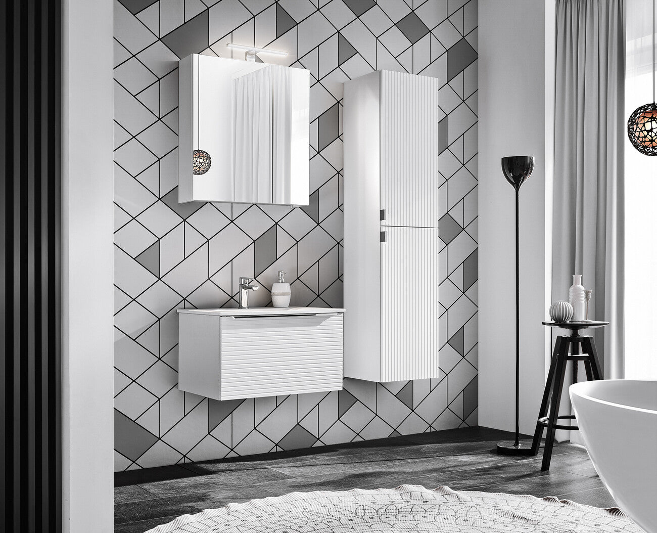 Galda virsma Leo 60; 90; 120; 150/2,5/46 cm šermans ozols - N1 Home