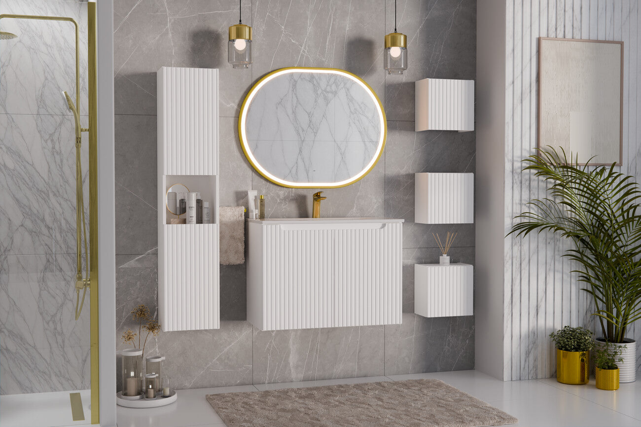 Galda virsma Noa 50 - 160/2,5/40 cm balts - N1 Home