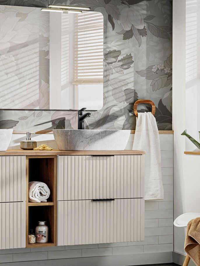 Vannas istabas mēbeļu komplekts Ade LP kašmirs/votan ozols - N1 Home