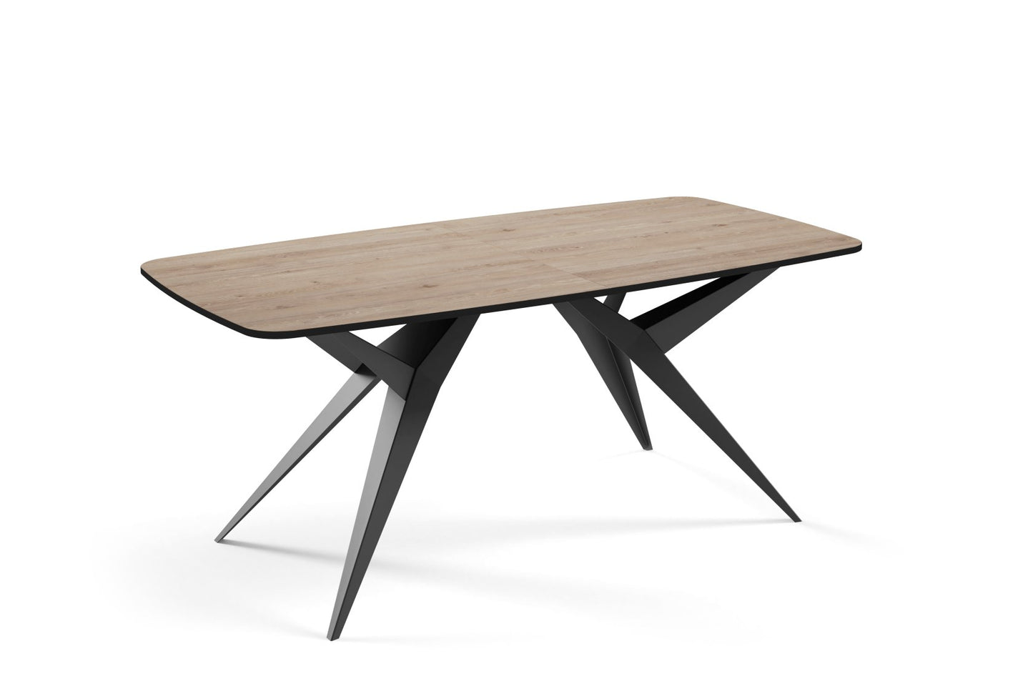 Galds Axo 160; 180;200/76/90 cm Truffle Brown Davos Oak