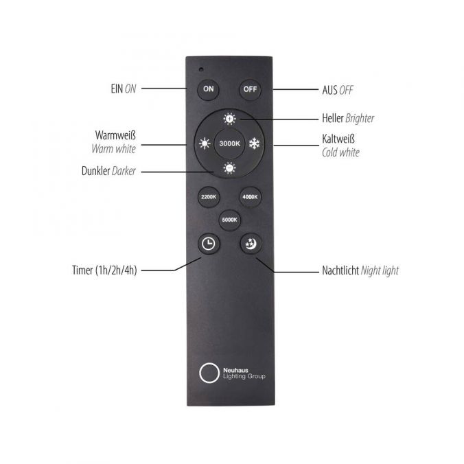 Piekaramā lampa PURE Falling Rings 200/13/101 cm  melnā pērle / dimants