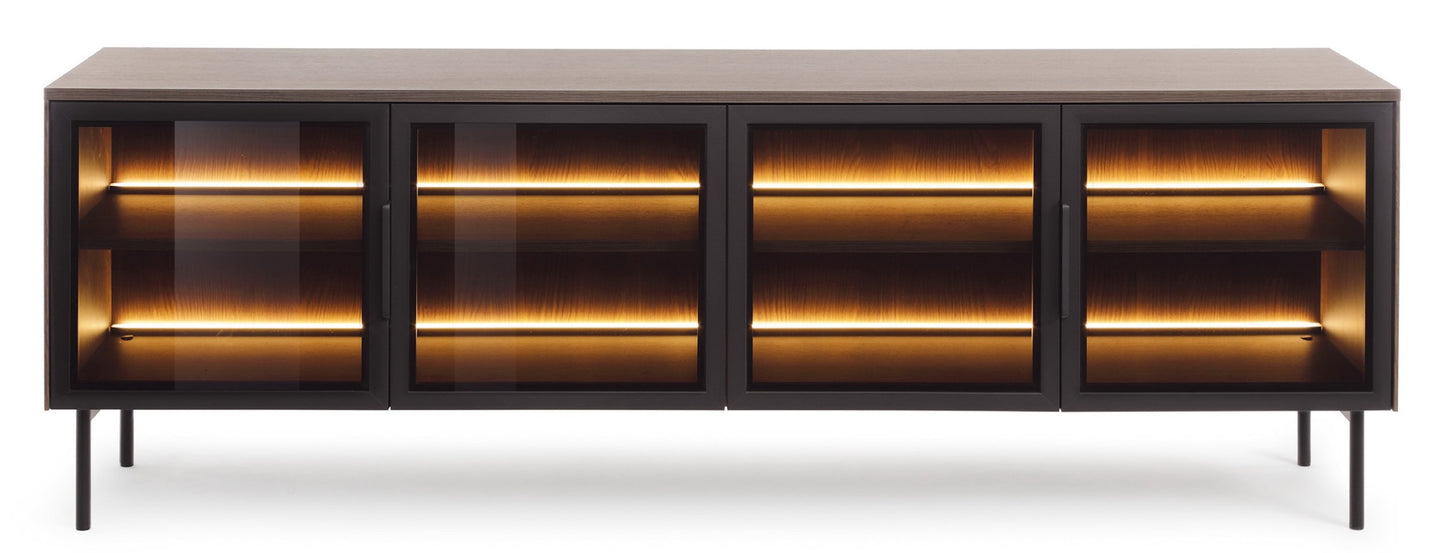 TV skapis Lumio 181/61/39 cm Dunin ozols