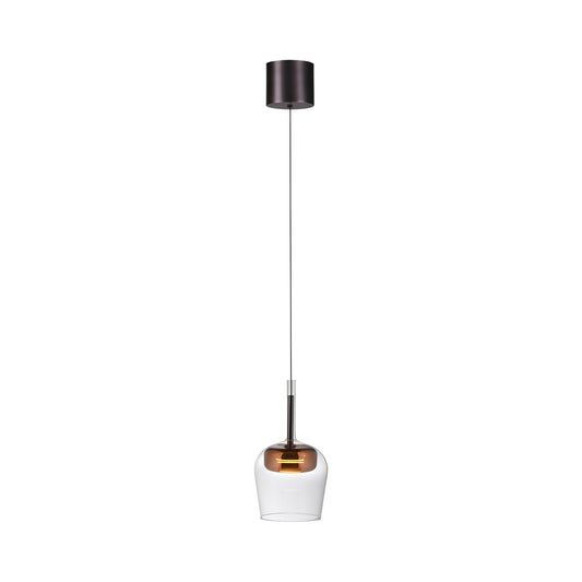 Piekaramā lampa Q-KON 200/21/21 cm melns/brūns