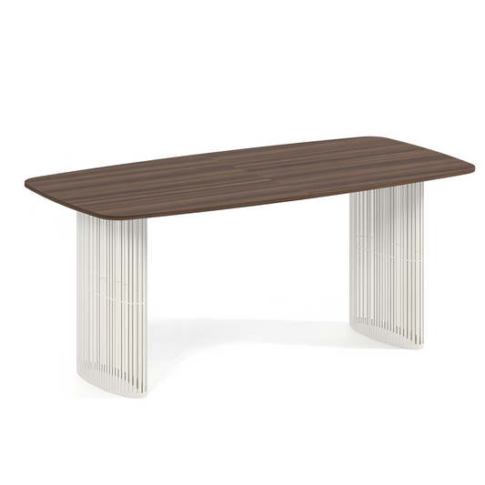 Galds Arco 160;180;200/76/90 cm rieksts Franklin Tobacco/kašmirs