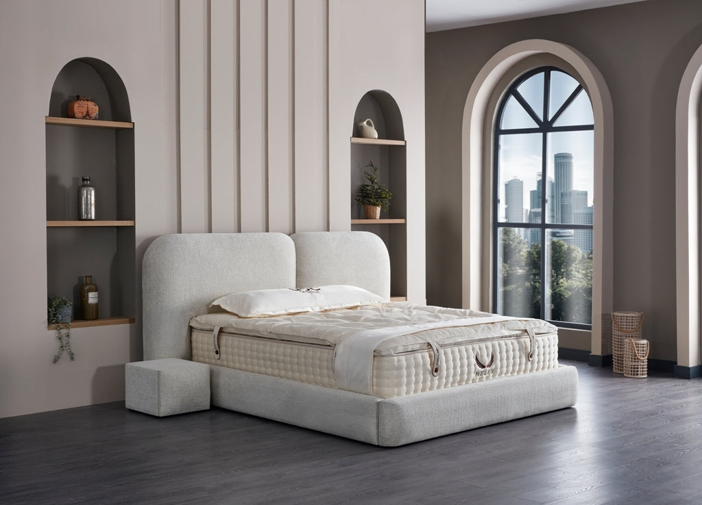 Gulta Hele 160/180/200 x 200 cm krēms - N1 Home