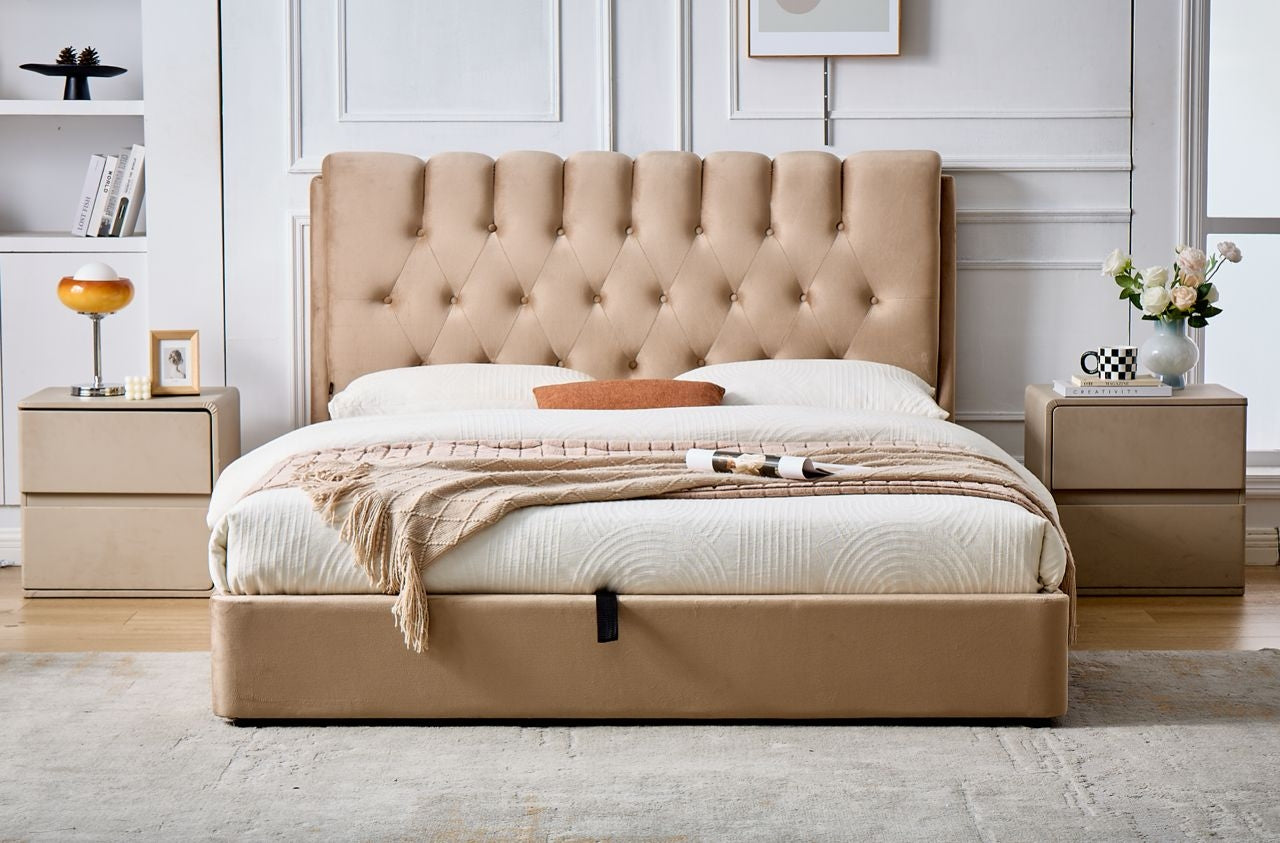 Gulta Impes New 140*200,160*200,180*200 bēšs - N1 Home