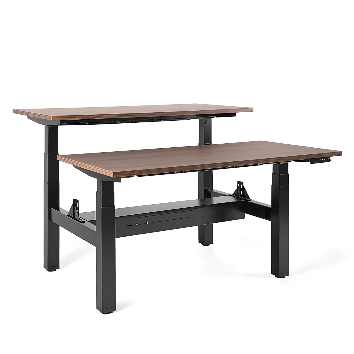 Galds Fino double 140/149,5 cm melns/valrieksts - N1 Home