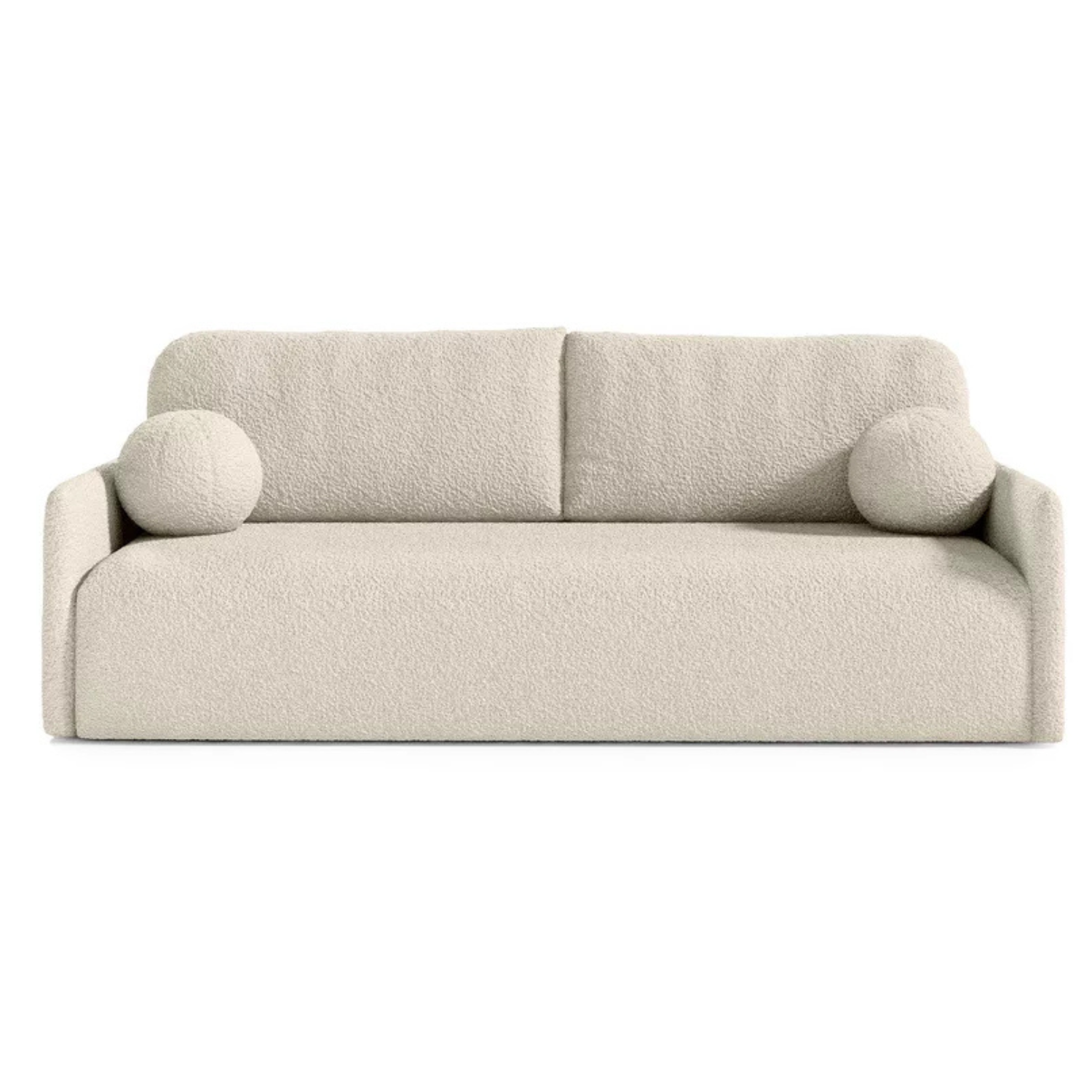 GOVE Dīvāns-gulta ar glabātuvii, bēšs boucle - N1 Home