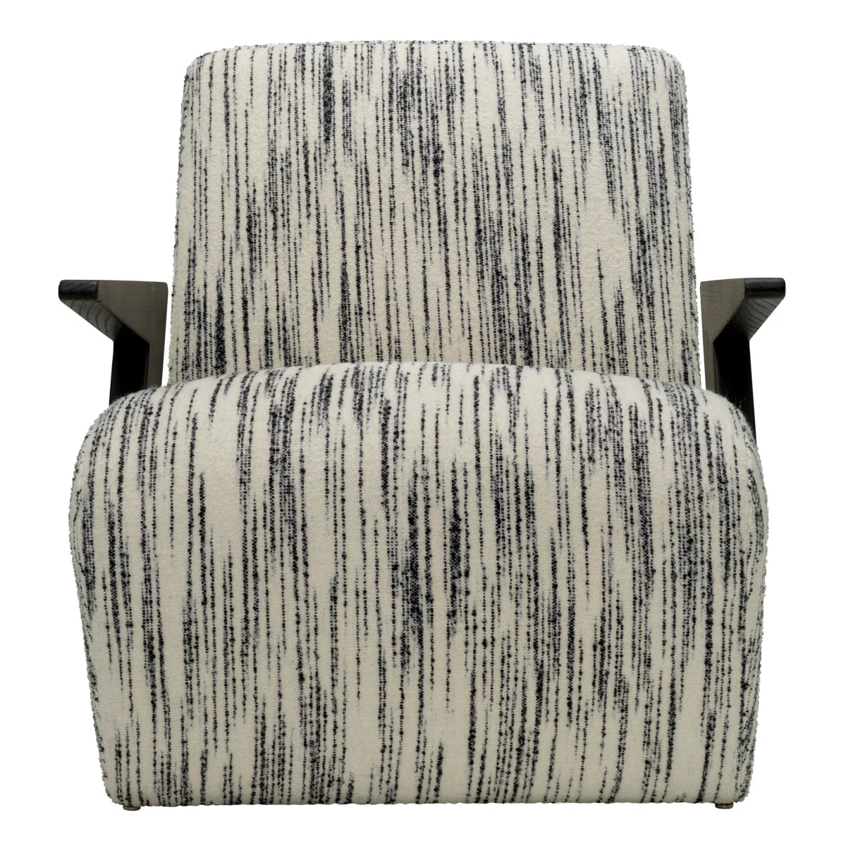 Krēsls Venosa Eichholtz 70/92/73 cm Radiance black and white | black finish - N1 Home