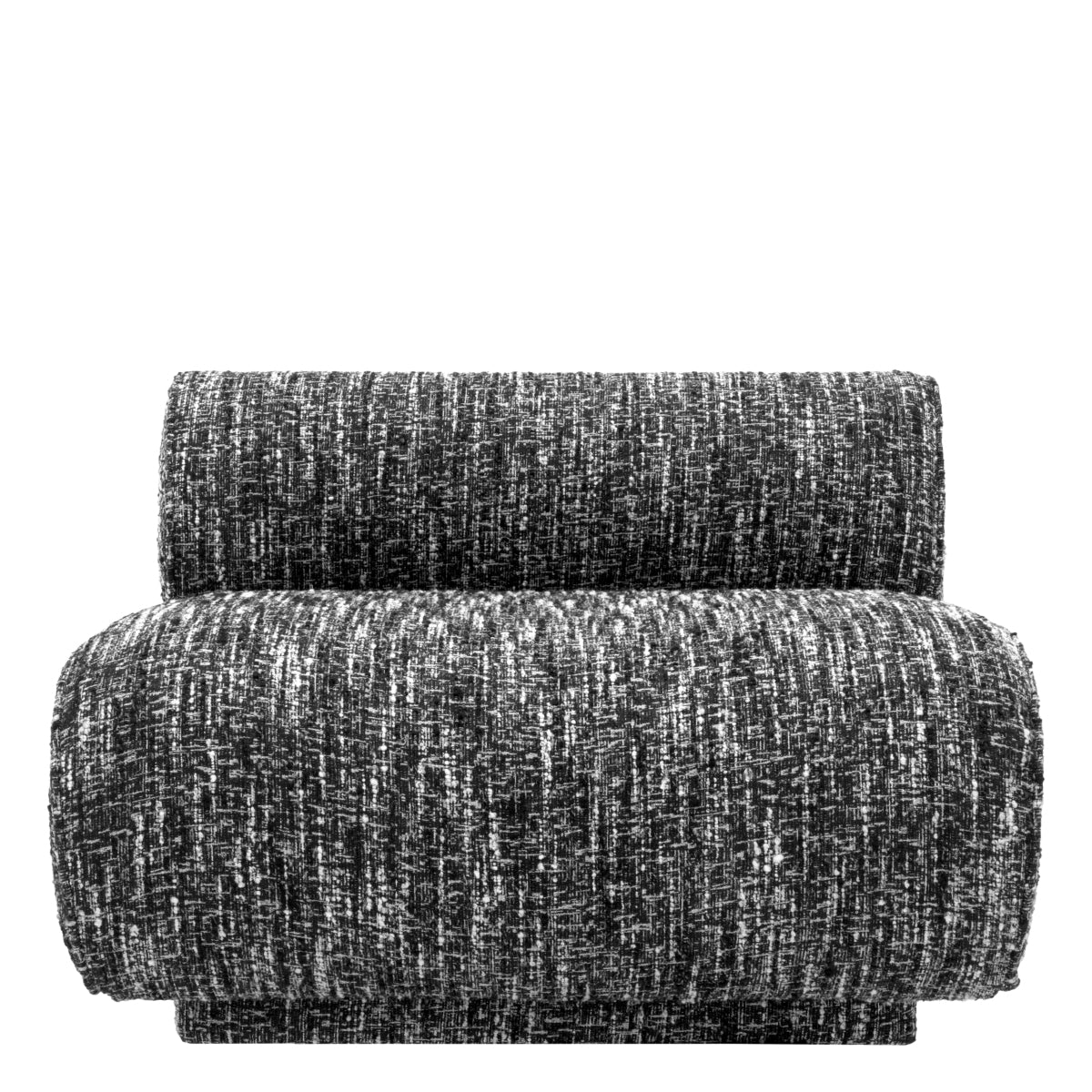 Krēsls Urbano Eichholtz 97/105/68,5 cm Bouclé sonata black - N1 Home