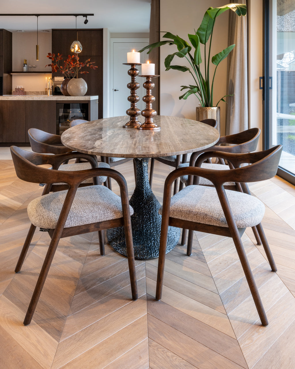 Svečturis Joya L Richmond Interiors 17/50/17 cm copper - N1 Home