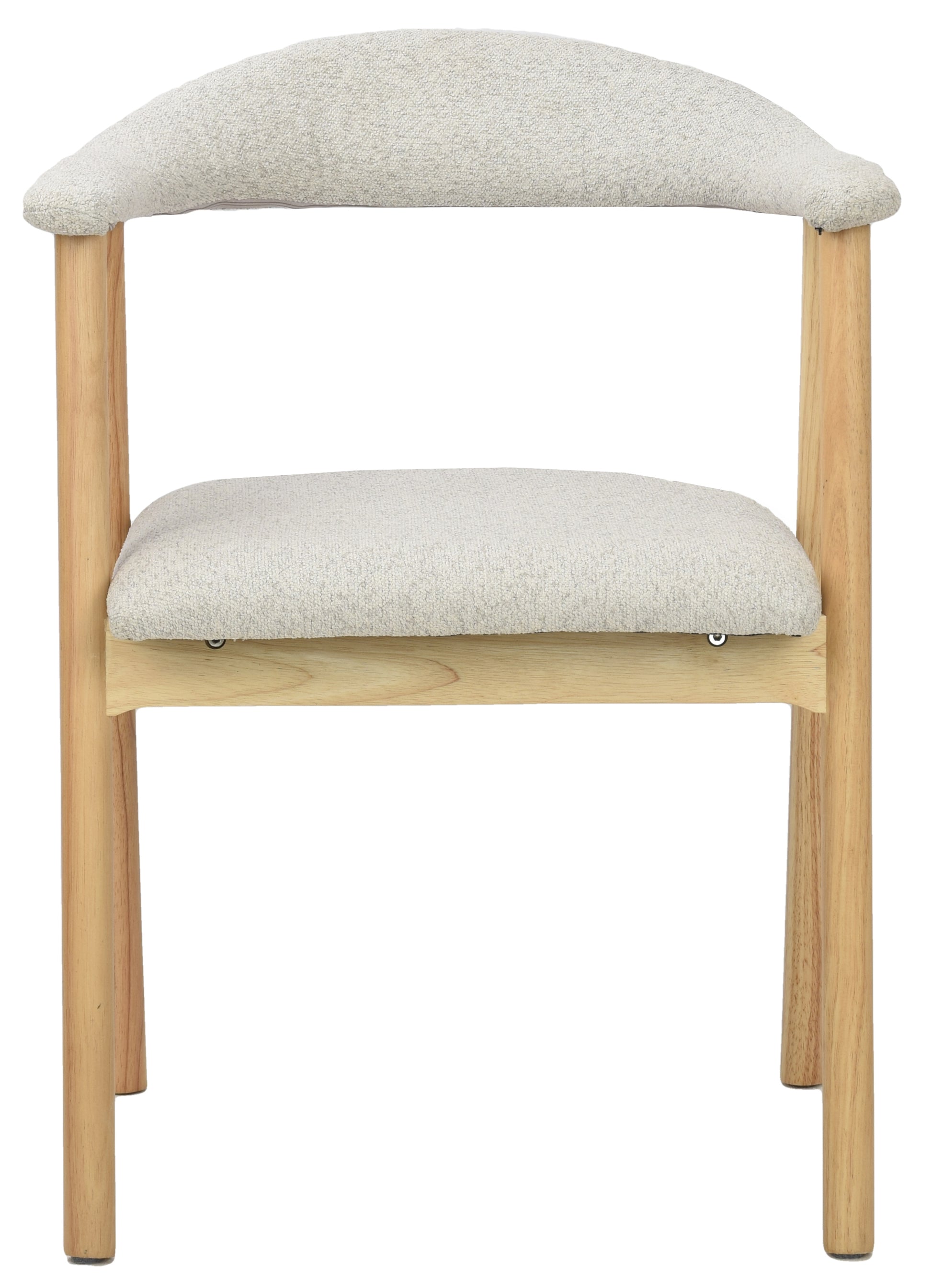 Krēsls Depe 80/52/50 cm gaiši pelēks bukle/ozols - N1 Home