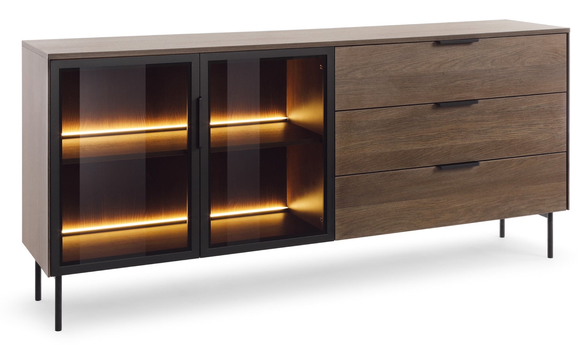 Kumode Lumio 181/82/39 cm Dunin ozols - N1 Home