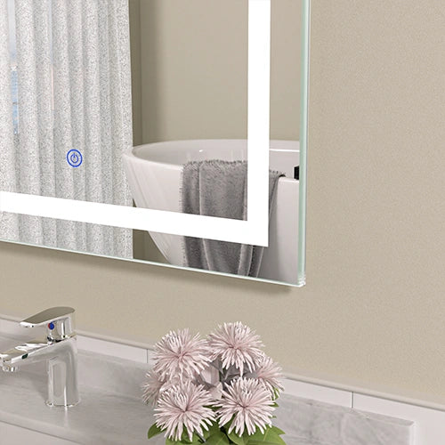 LED spogulis Harmo, 80 x 60 cm, 4000K, 18W, 2002Lm, IP44 - N1 Home