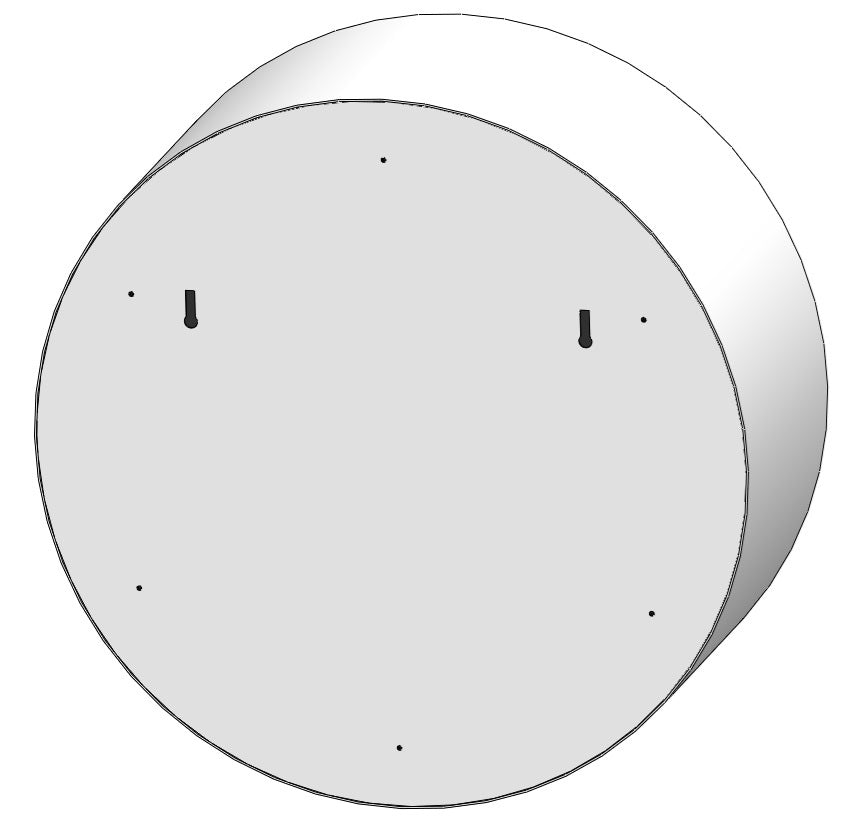 Biokamīns Incyrc Slim wall 72/30 cm gaiši zils - N1 Home