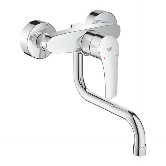 Vannas maisītājs Grohe Eurosmart, iztece 216 mm, no sienas, hroms - N1 Home