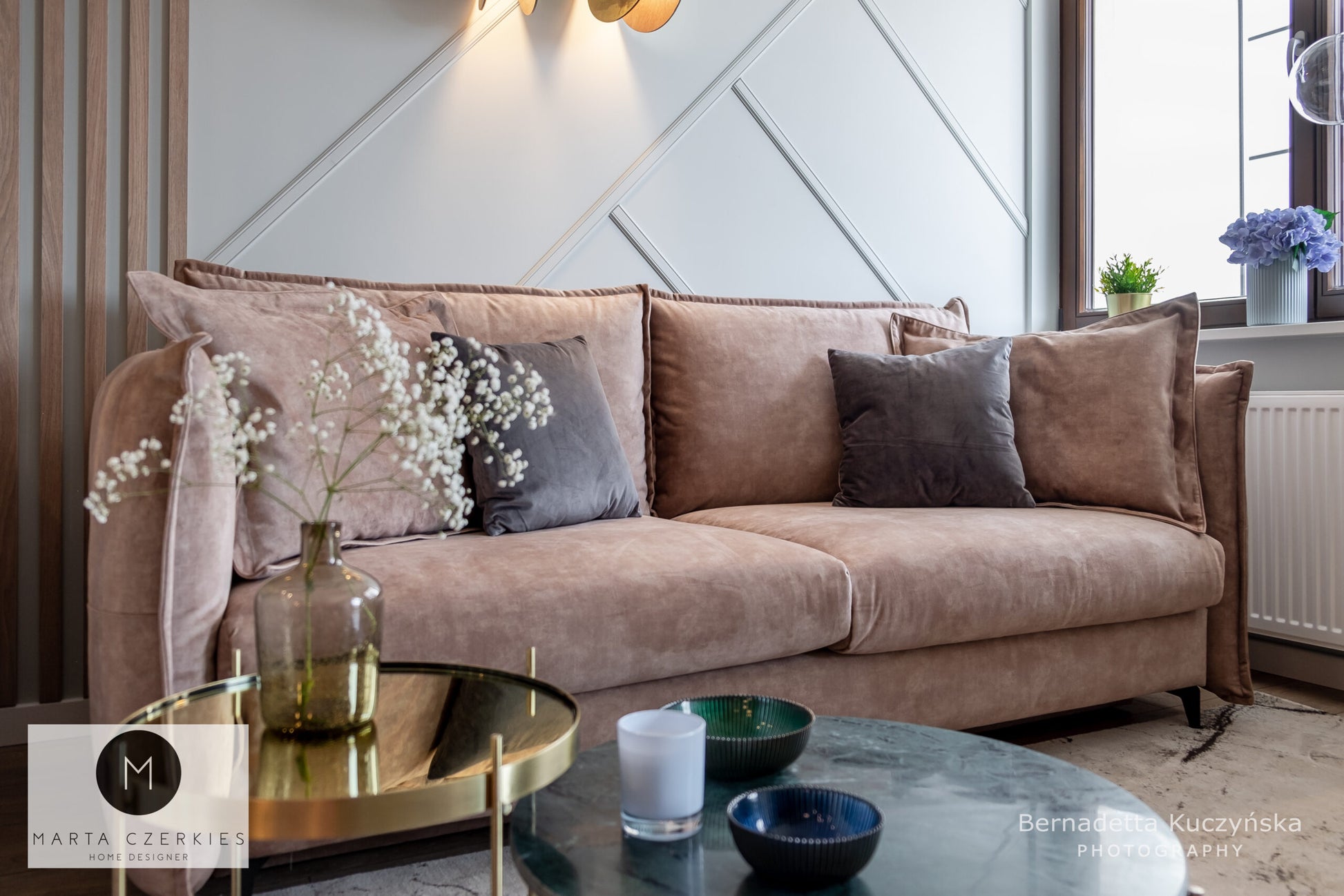 Dīvāns Carmen Befame 101/230/115 cm zils - N1 Home