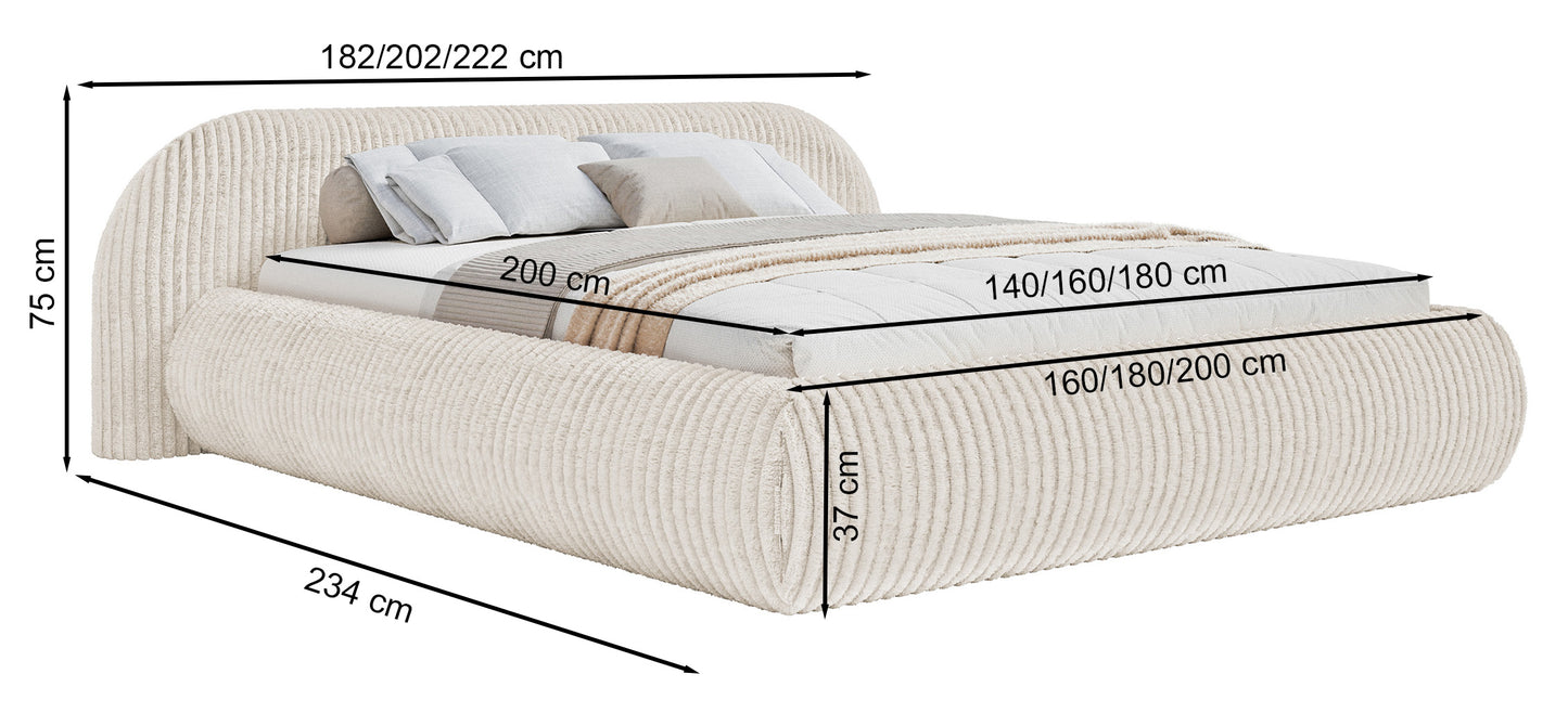 Gulta Šelli 182;202;222/75/234 cm Ambience 02