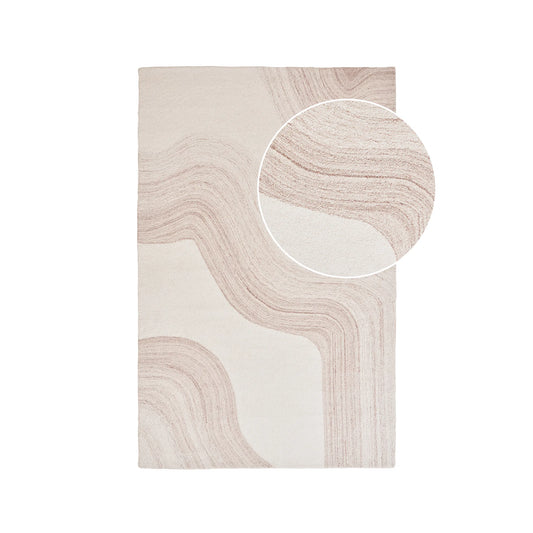 Paklājs Suraž 160/230; 200/300 cm gaiši brūns/ivory