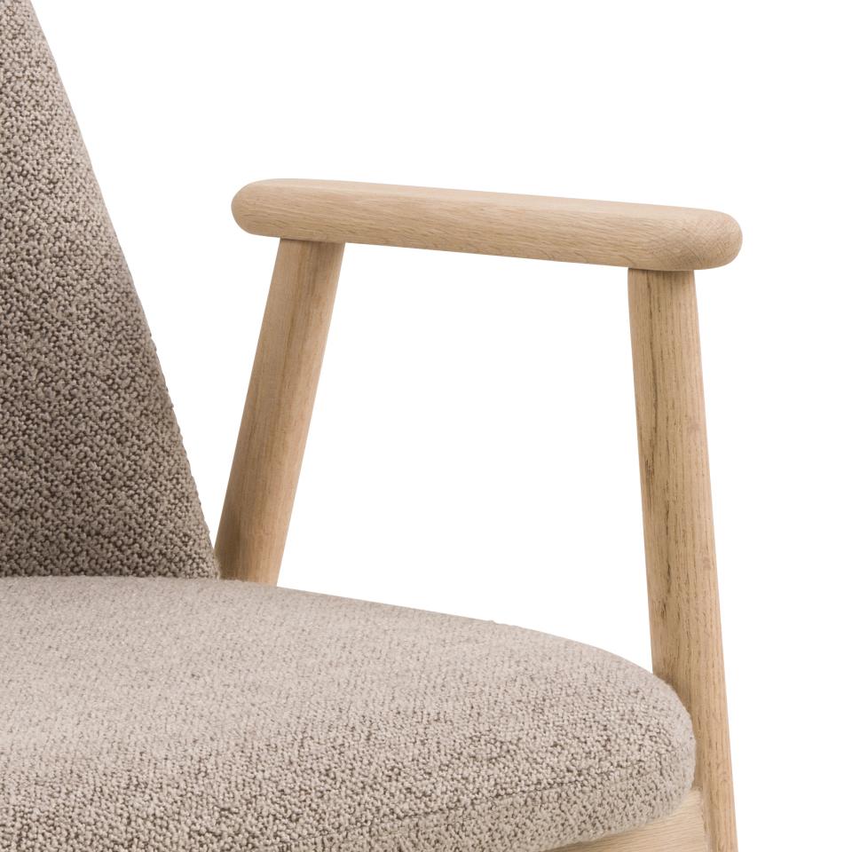 Krēsls Leor 55/57/80 cm bešs - N1 Home