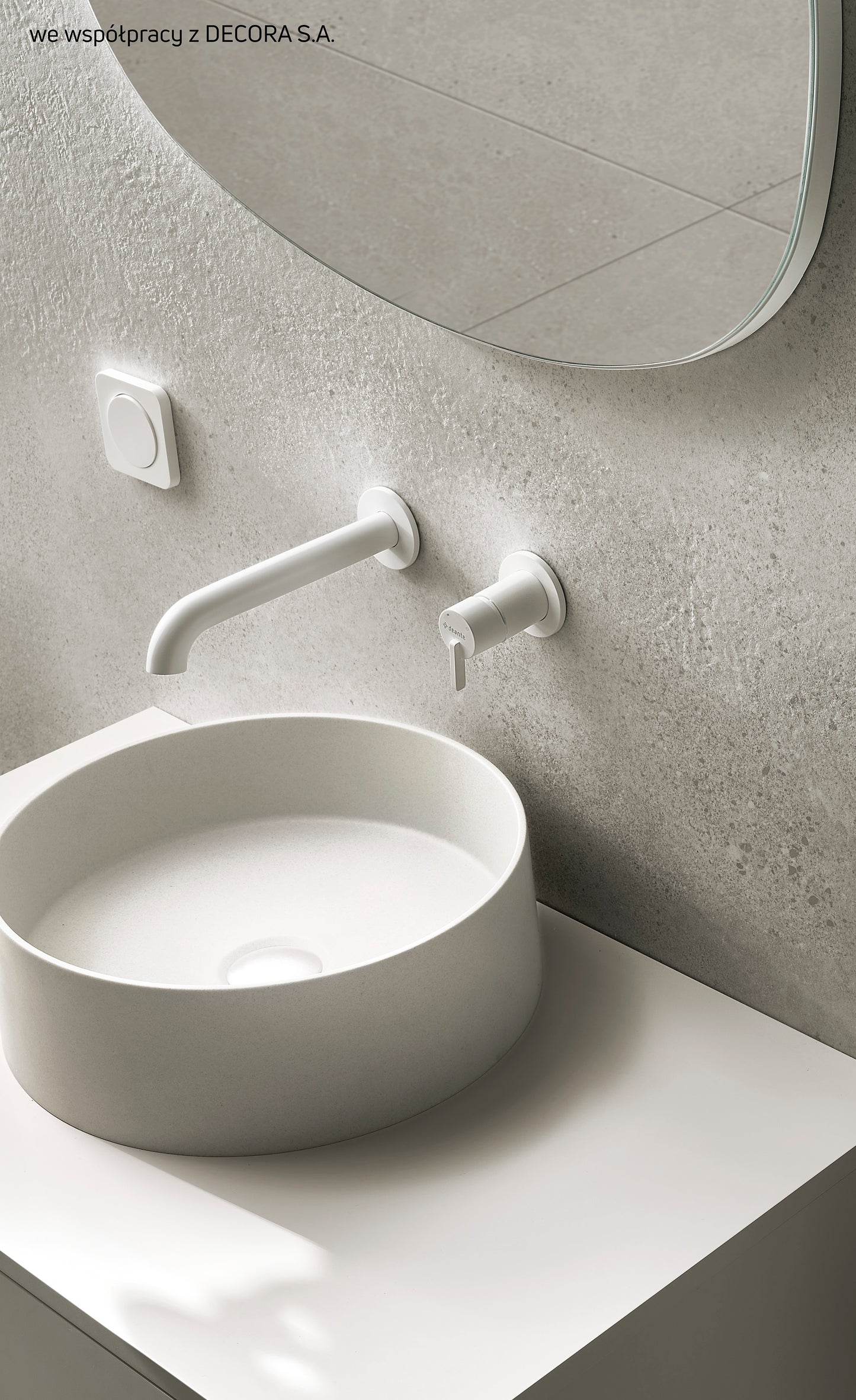 Iebūvēts izlietnes maisītājs Silia 222 mm bianko - N1 Home