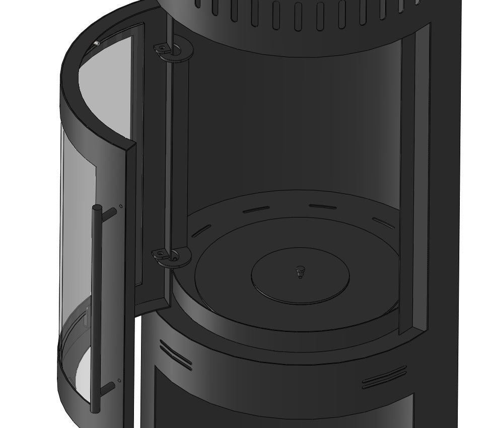 Biokamīns Incoz 4 118/47 cm melns - N1 Home