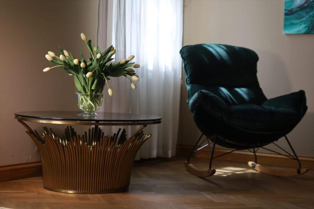Krēsls Dot Design Berco samta 100 × 80 × 95 cm jūras zils - N1 Home