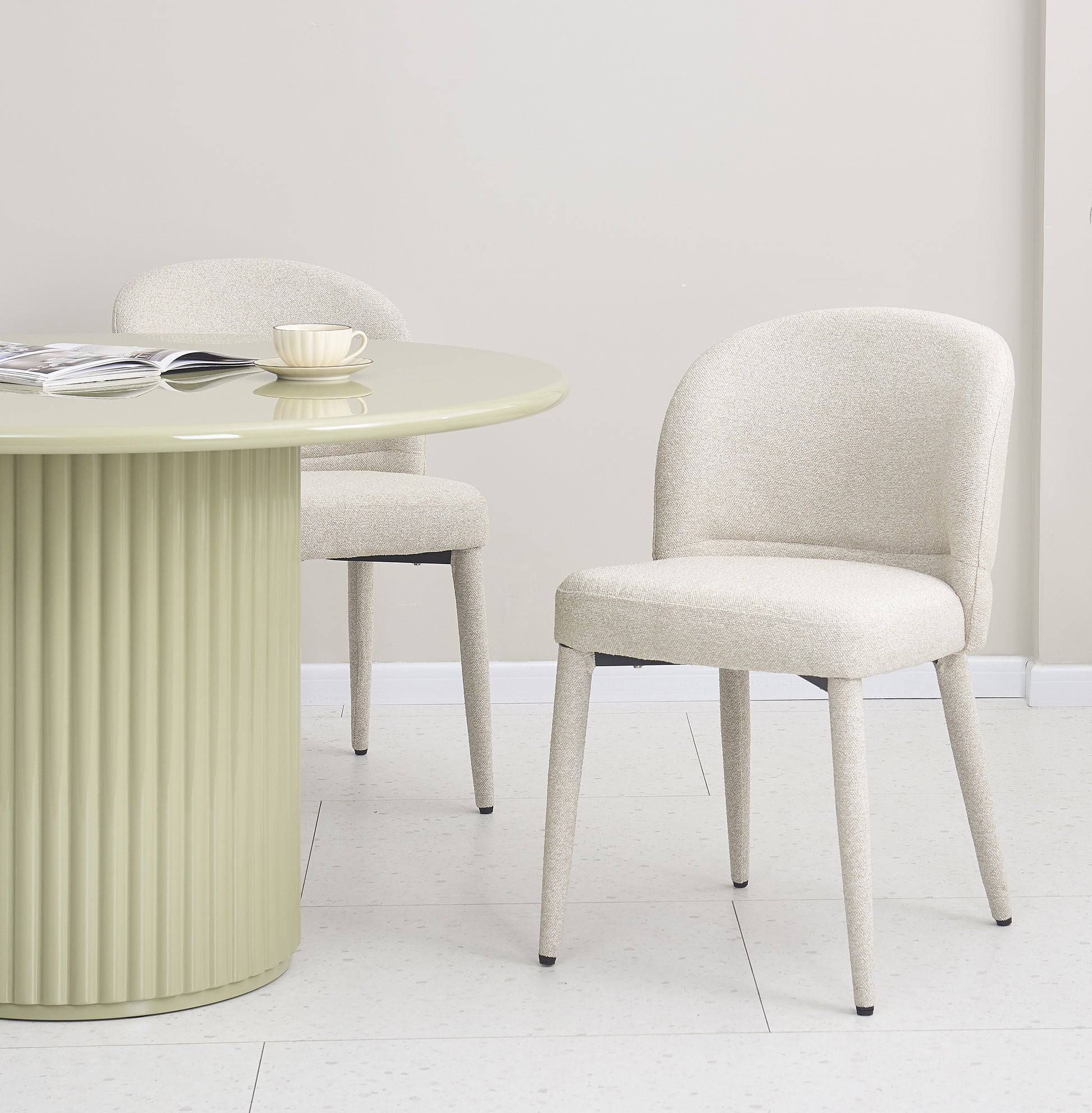 Galds Prino 120/120/76 cm zaļs - N1 Home