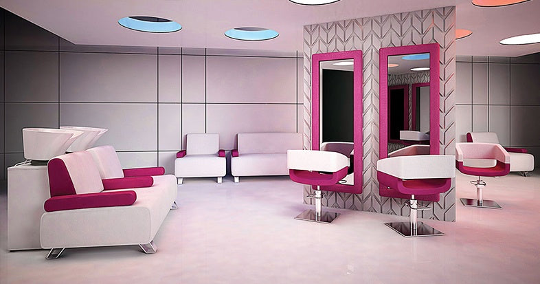 Frizētavas krēsls Hippi 57/53/42 cm balts/zaļš - N1 Home