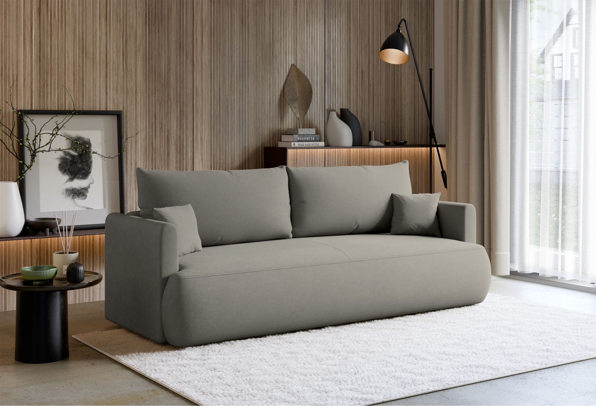 Dīvāns Ovors 226/90/97 cm Storm 85 - N1 Home