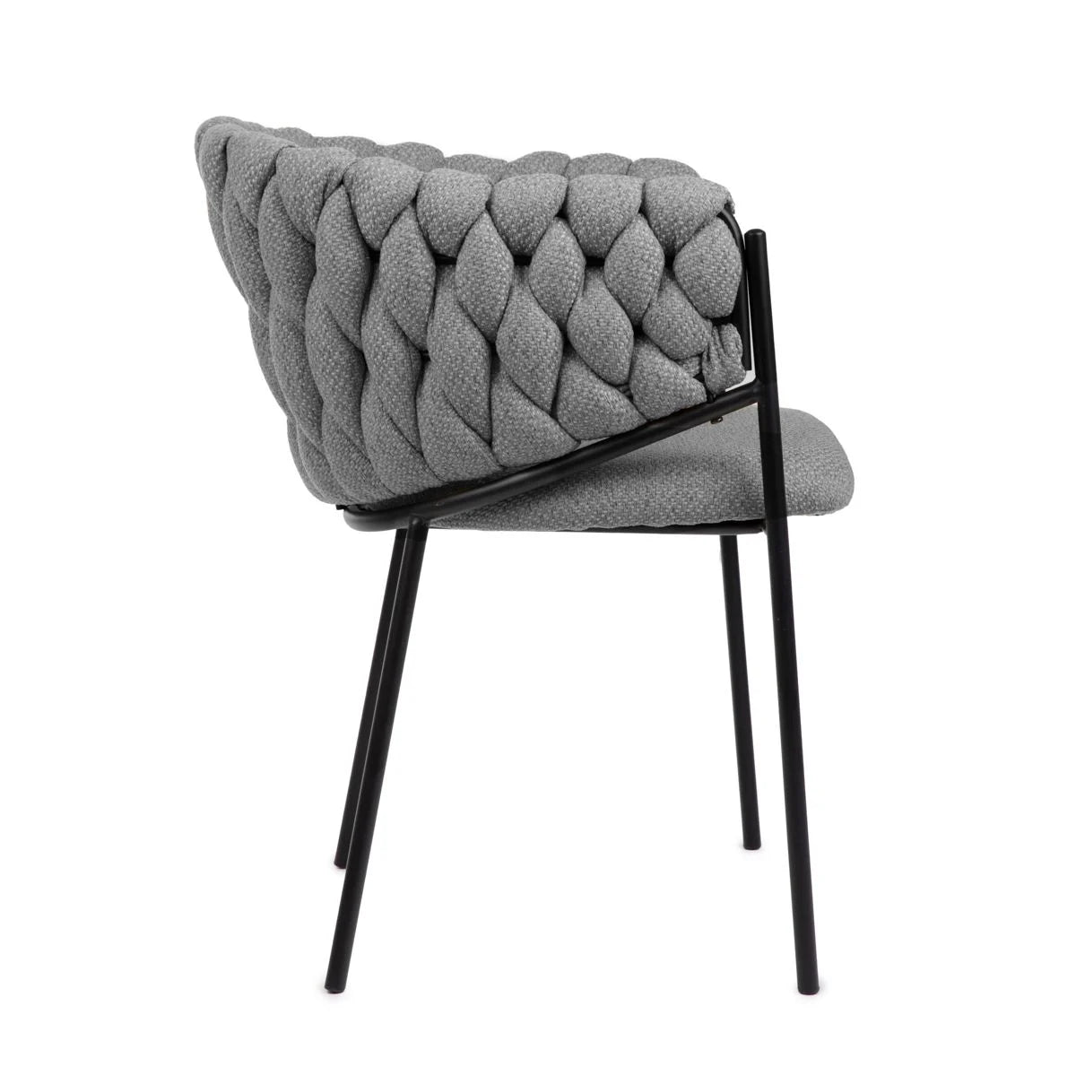 Krēsls Merle 57x59x78 cm tumši pelēks - N1 Home